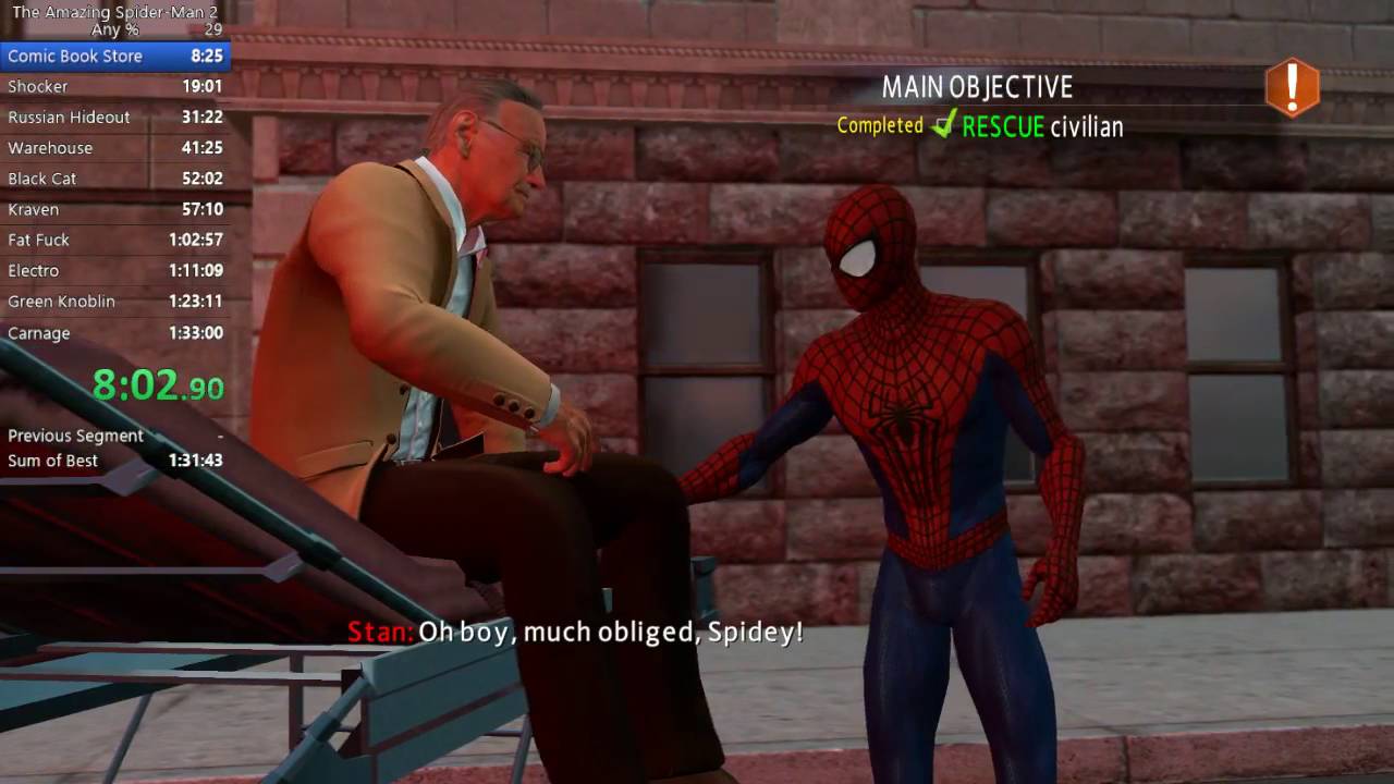 Amazing Spider-Man 2 PC Any% Speedrun WR 1:29:43
