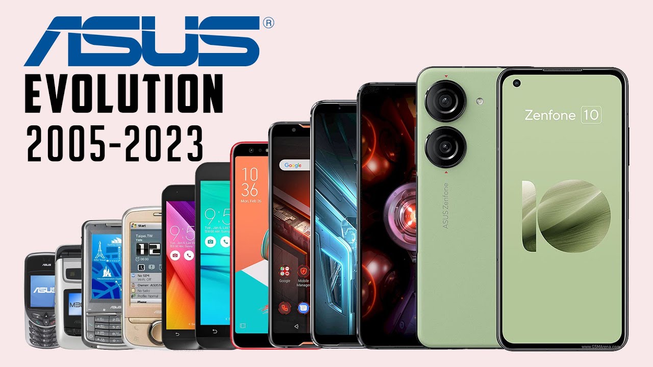 ASUS PHONES EVOLUTION 2005 - 2023
