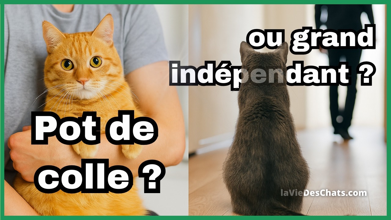 POURQUOI VOTRE CHAT VOUS SUIT PARTOUT ... OU PAS DU TOUT ?