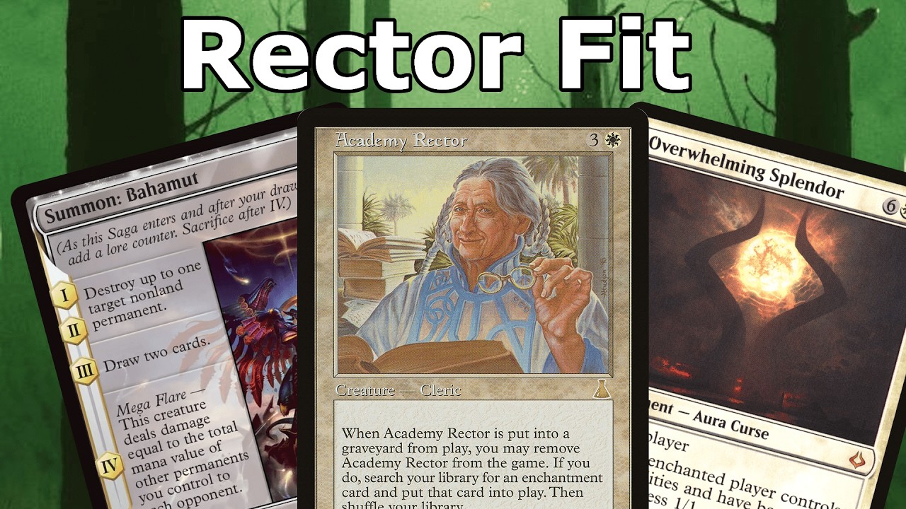 Bahamut is 🔥!  Academy Rector Nic Fit Legacy MTG