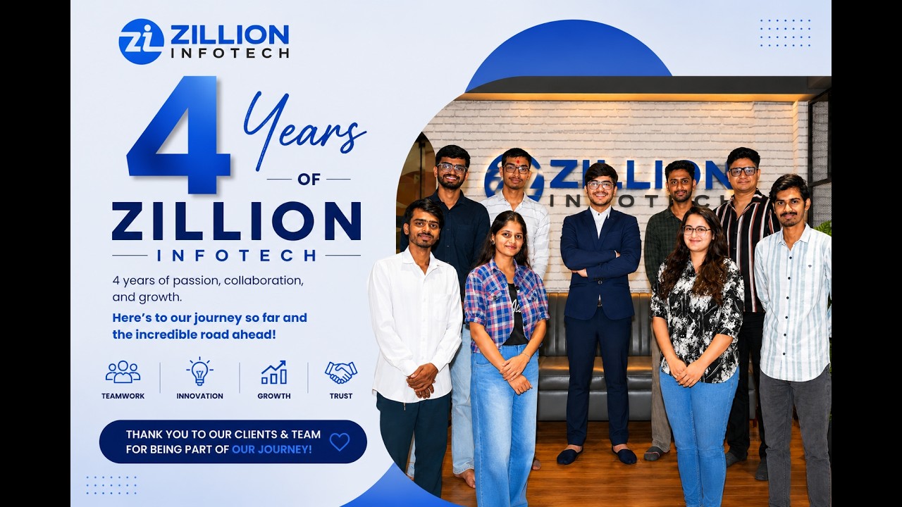 Celebrating 4 Years of Zillion Infotech!