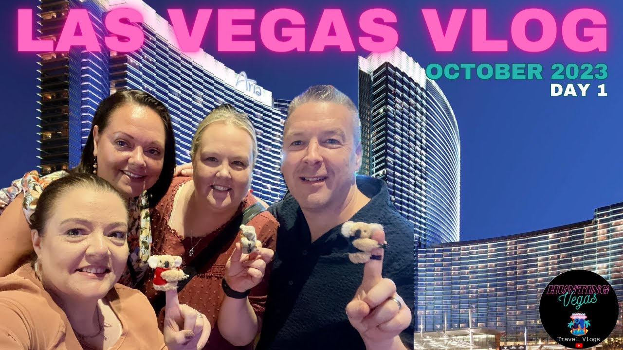 VEGAS VLOG | Day 1 | Harrahs, Aria, Din Tai Fung, Vegas Cheers | October 2023