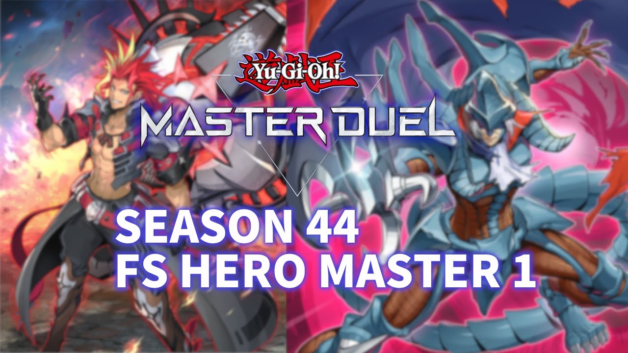 【遊戯王マスターデュエル】S44 Fiendsmith HERO Road to MASTER1 Highlights!!