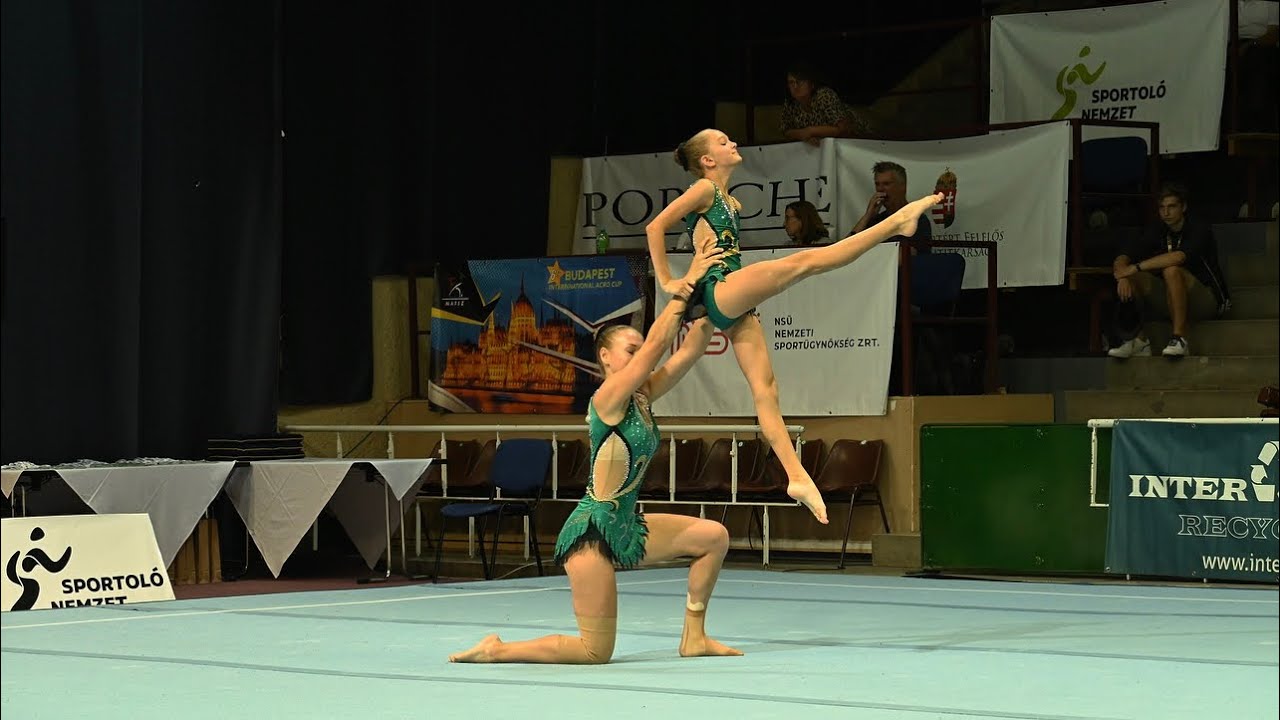 6th Budapest Acro Cup 2023 - COM Finals Bernreiterová & Hobstová
