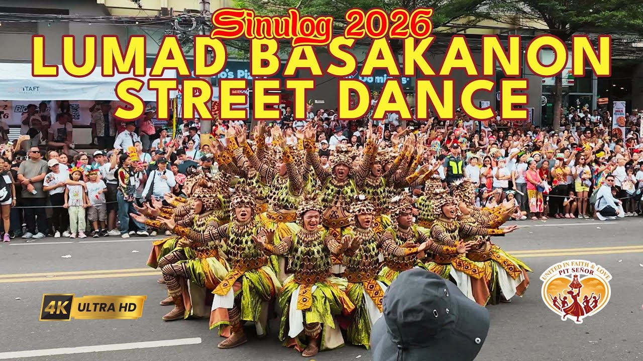 Lumad Basakanon Sinulog 2026 Street Dance RAW Footage 4K