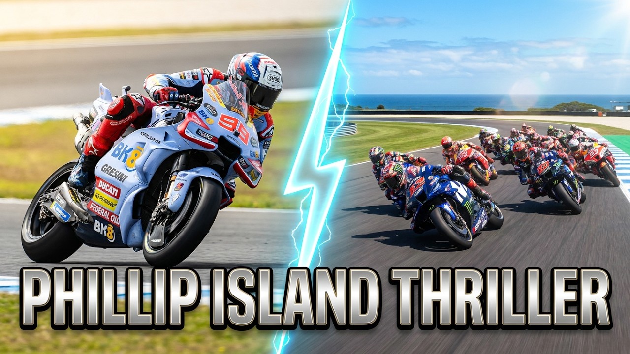 MotoGP 25 Sprint & Grand Prix at Phillip Island Alex Marquez BK8 Gresini Racing 7 Lap thriller!