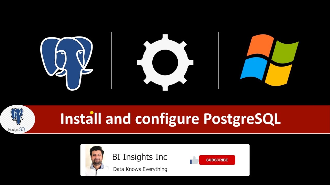Как установить PostgreSQL в Windows | создать базу данных | восстановить базу данных