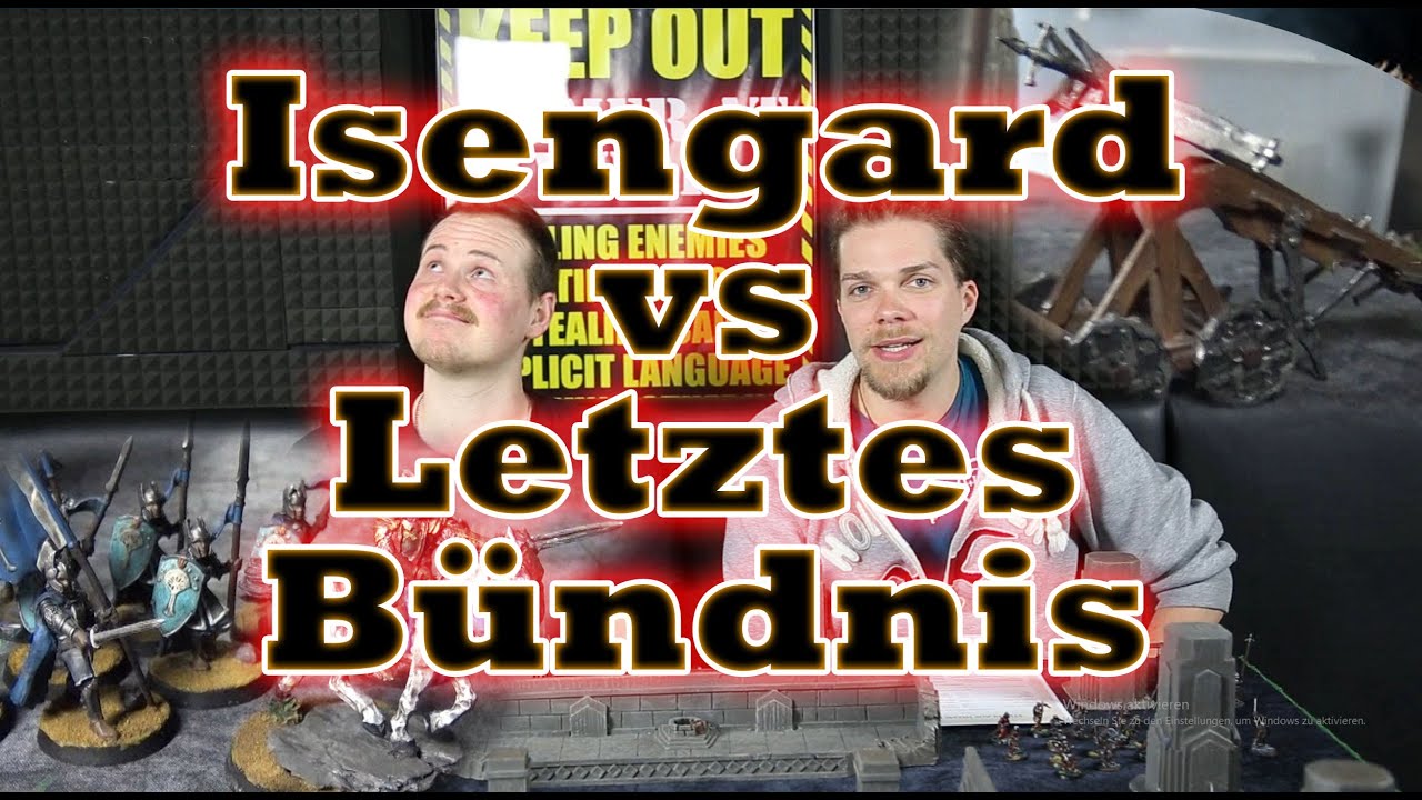 Mittelerde Tabletop Battle Report - Letztes Bündnis vs. Isengard