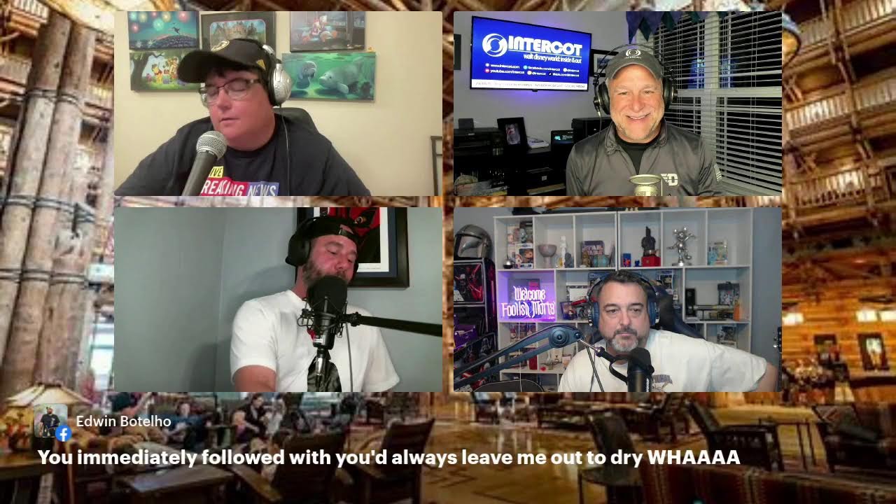 It's Wednesday Night, Come Chat Live W/ The Disney Nerds Podcast