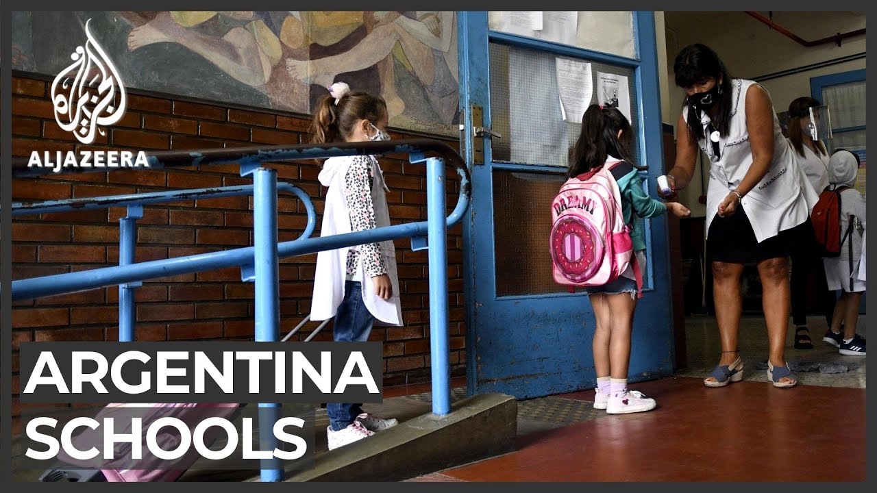 Argentina schools reopen to students after more than a year