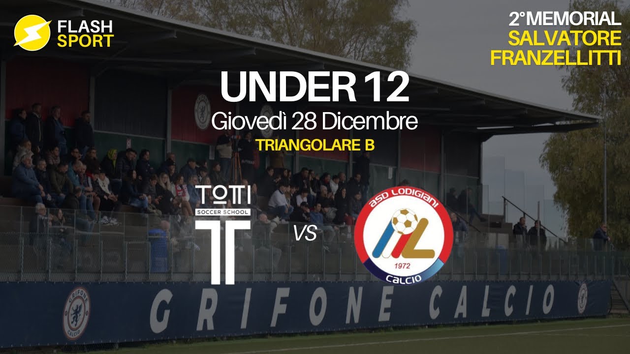 ⚽️ Totti Soccer School vs Lodigiani Calcio 🏆 U12 | Memorial Salvatore Franzellitti