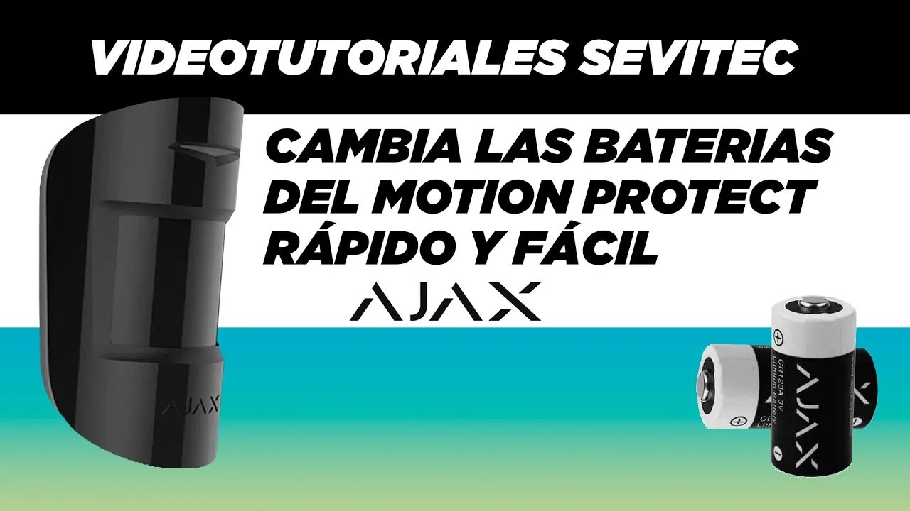 ⚙️CAMBIA LAS BATERIAS DEL MOTION PROTECT R&Aacute;PIDO Y F&Aacute;CIL