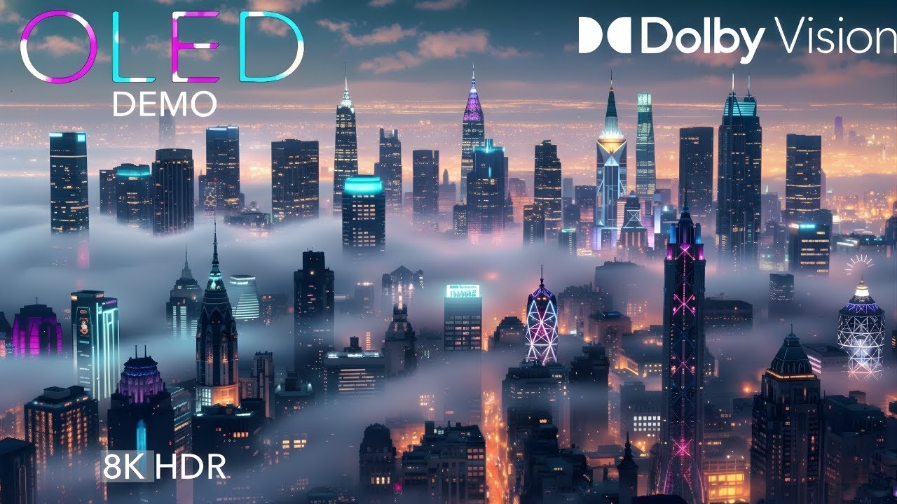 This Downtown Looks UNREAL in Dolby Vision™ | 8K HDR OLED Demo