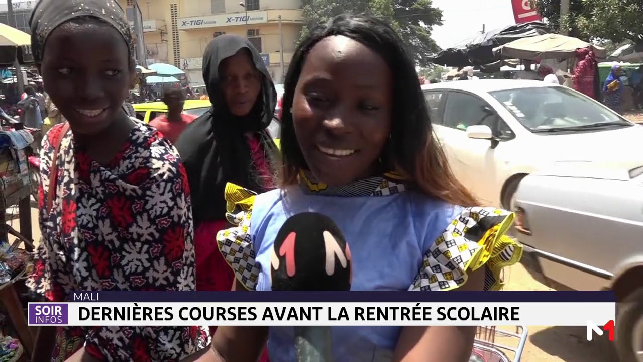Mali: dernières courses avant la rentrée scolaire