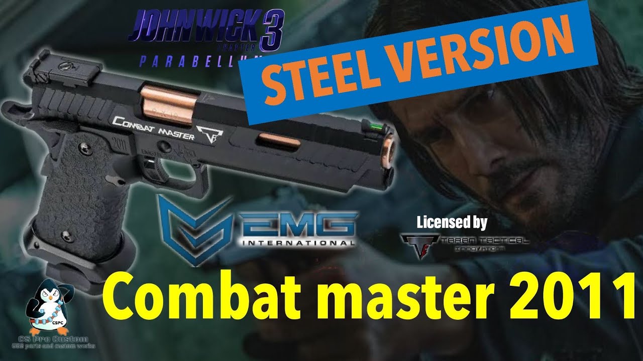 EMG 2011 Combat Master STEEL - Steel slide and barrel 💪