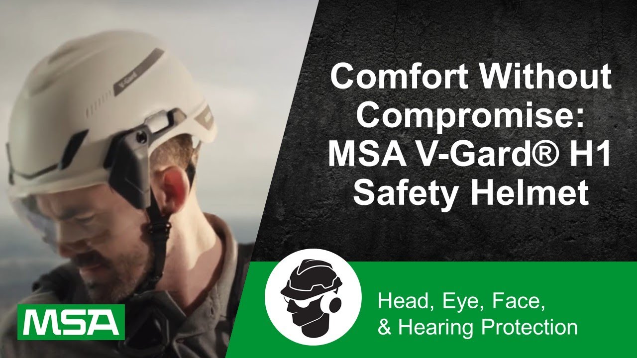 Comfort Without Compromise: MSA V-Gard&reg; H1 Safety Helmet