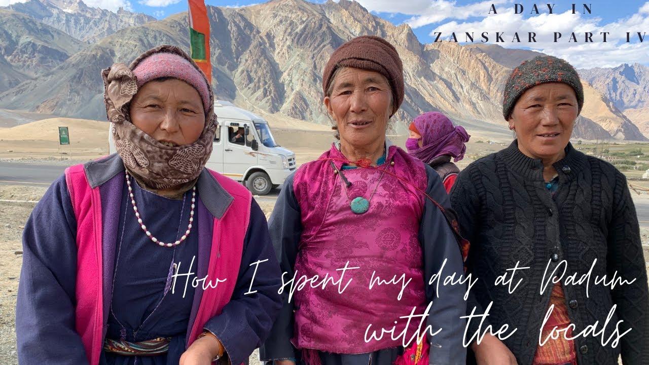 Padum - Encounter with a Cyclist Group|Padum Market|#BardanMonastery |#ladakh #zanskar #trekbike|