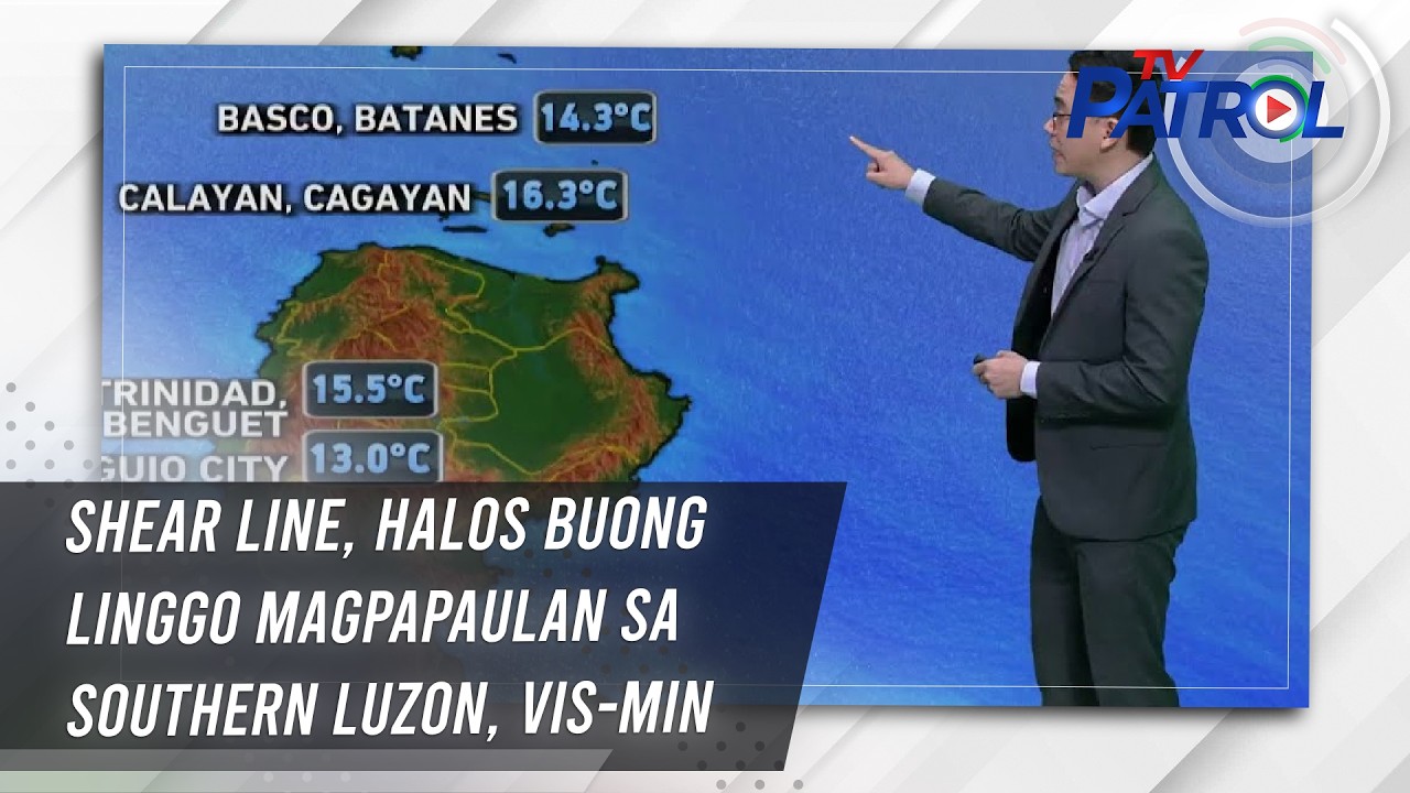 Shear line, halos buong linggo magpapaulan sa Southern Luzon, Vis-Min | TV Patrol