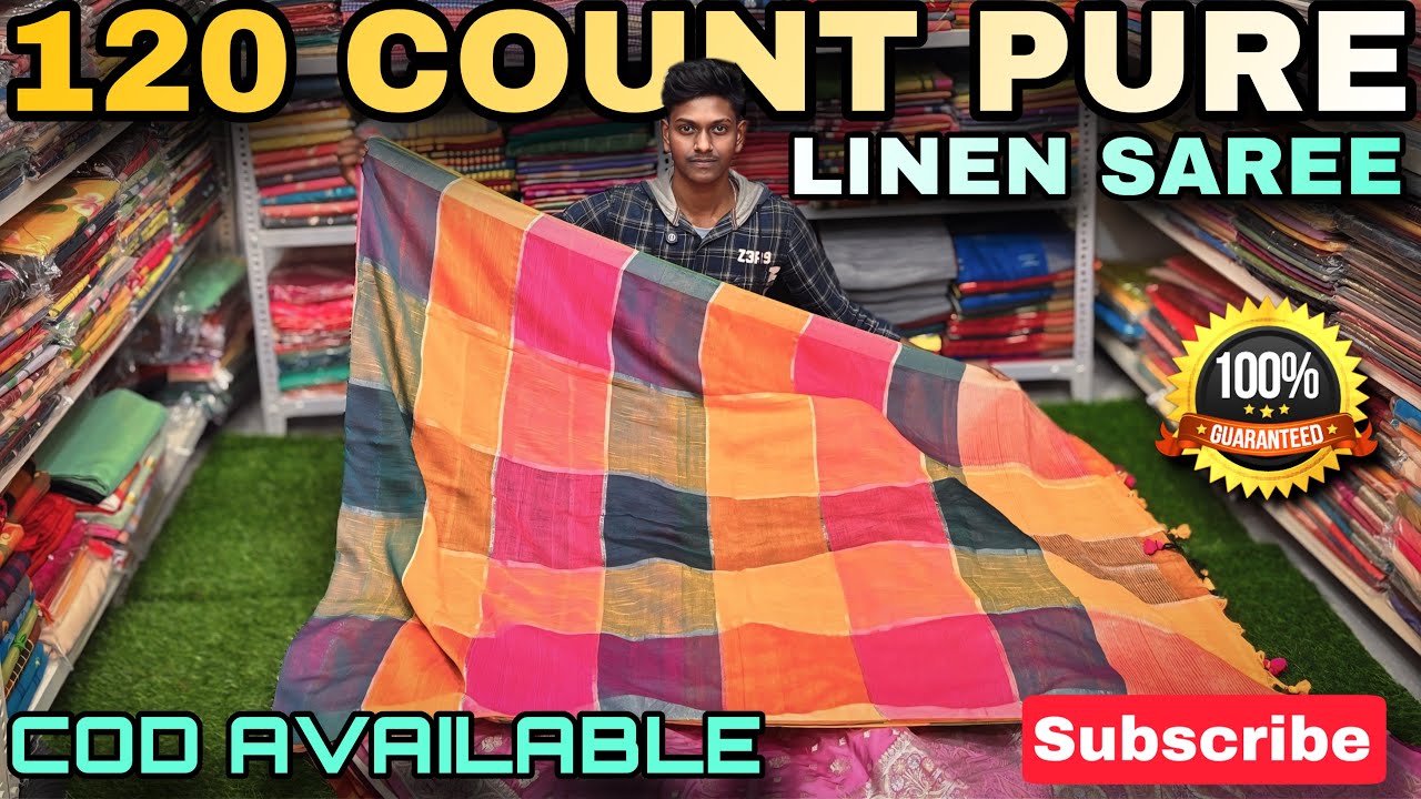120 COUNT PURE BENGAL COTTON | MERCERISED COTTON | PURE TISSUE | LINEN | TUSSAR | @OMTextile-tu8wm 
