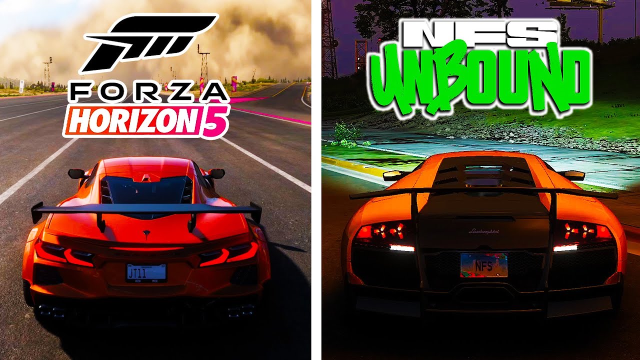 NEED FOR SPEED UNBOUND VS FORZA 5 COMPARISON🔥