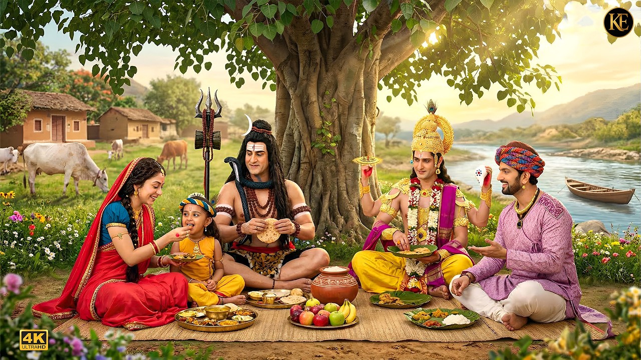 यशोदा मैया का प्रेम: महादेव और नारायण देखते रहे, कान्हा खाते रहे || यशोमती मईया के नंदलाला