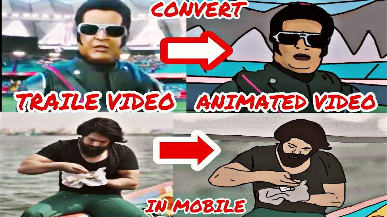 how to make trailer video into animated video | flipaclip | by animated vines of mk