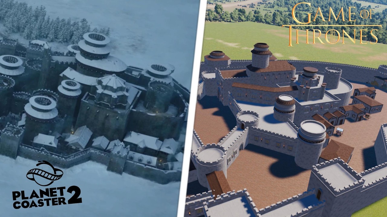 Building Winterfell - Planet Coaster 2