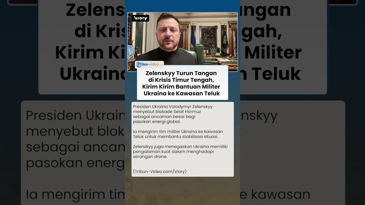 Zelenskyy Turun Tangan di Krisis Timur Tengah, Kirim Kirim Bantuan Militer Ukraina ke Kawasan Teluk
