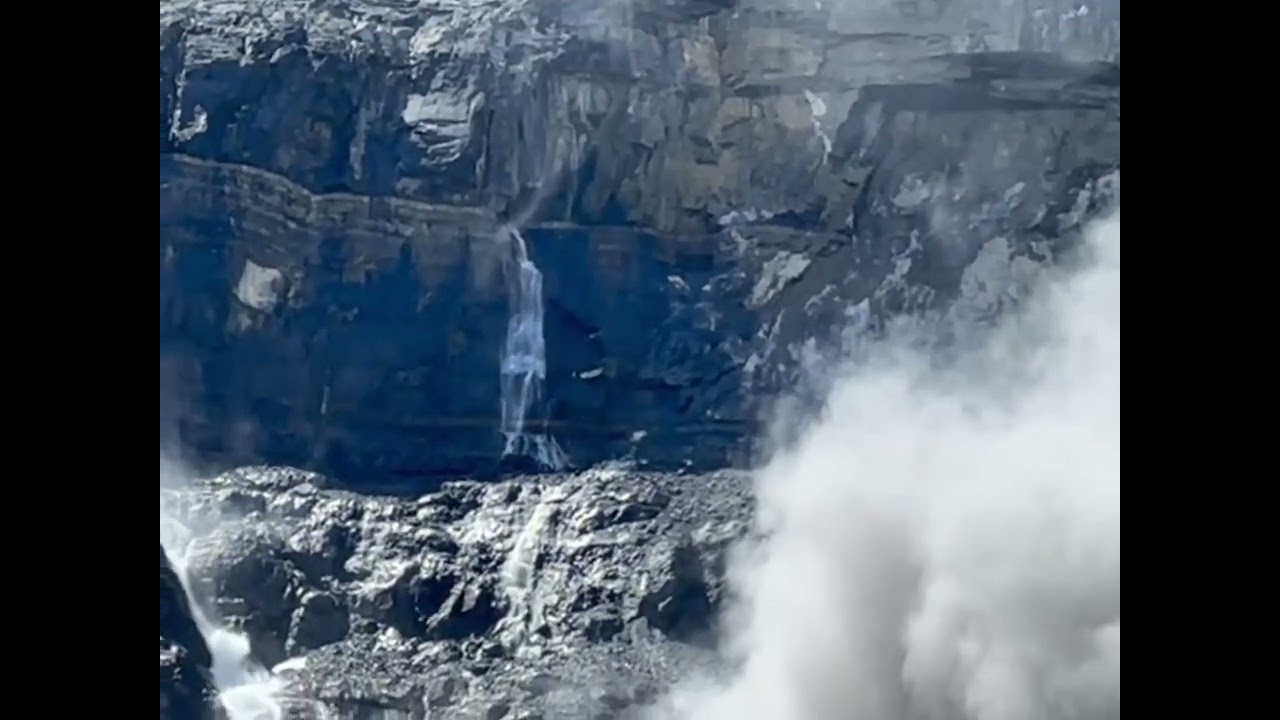 Bow Glacier Falls rockfall – June 19, 2025
