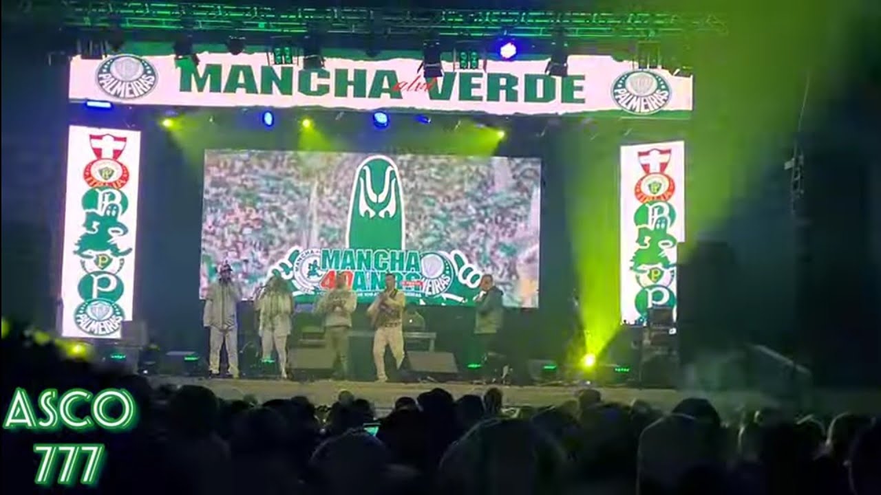 FESTA 109 ANOS PALMEIRAS 40 ANOS MANCHA VERDE