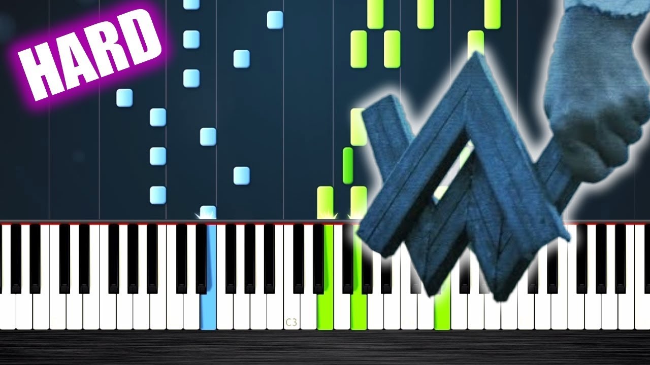 Alan Walker - Darkside - HARD Piano Tutorial by PlutaX