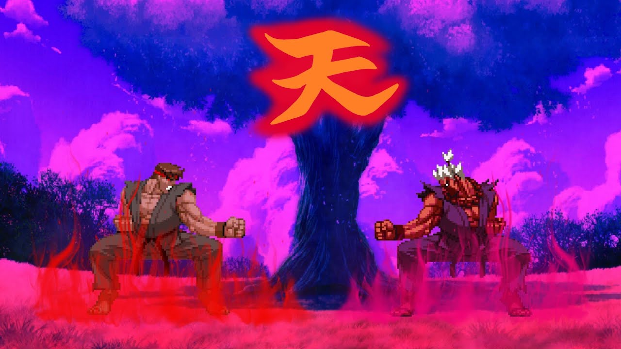 Evil Ryu Vs Shin Akuma - Street Fighter Epicness - Secret Boss Battle [Capcom Vs SNK 3][CVS/PotS]