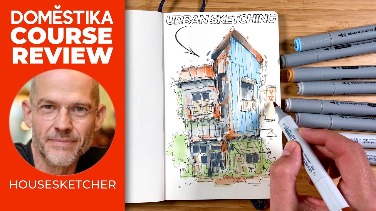 Быстрое улучшение ваших городских зарисовок — обзор Альберта Кифера «House Sketcher» DOMESTIKA