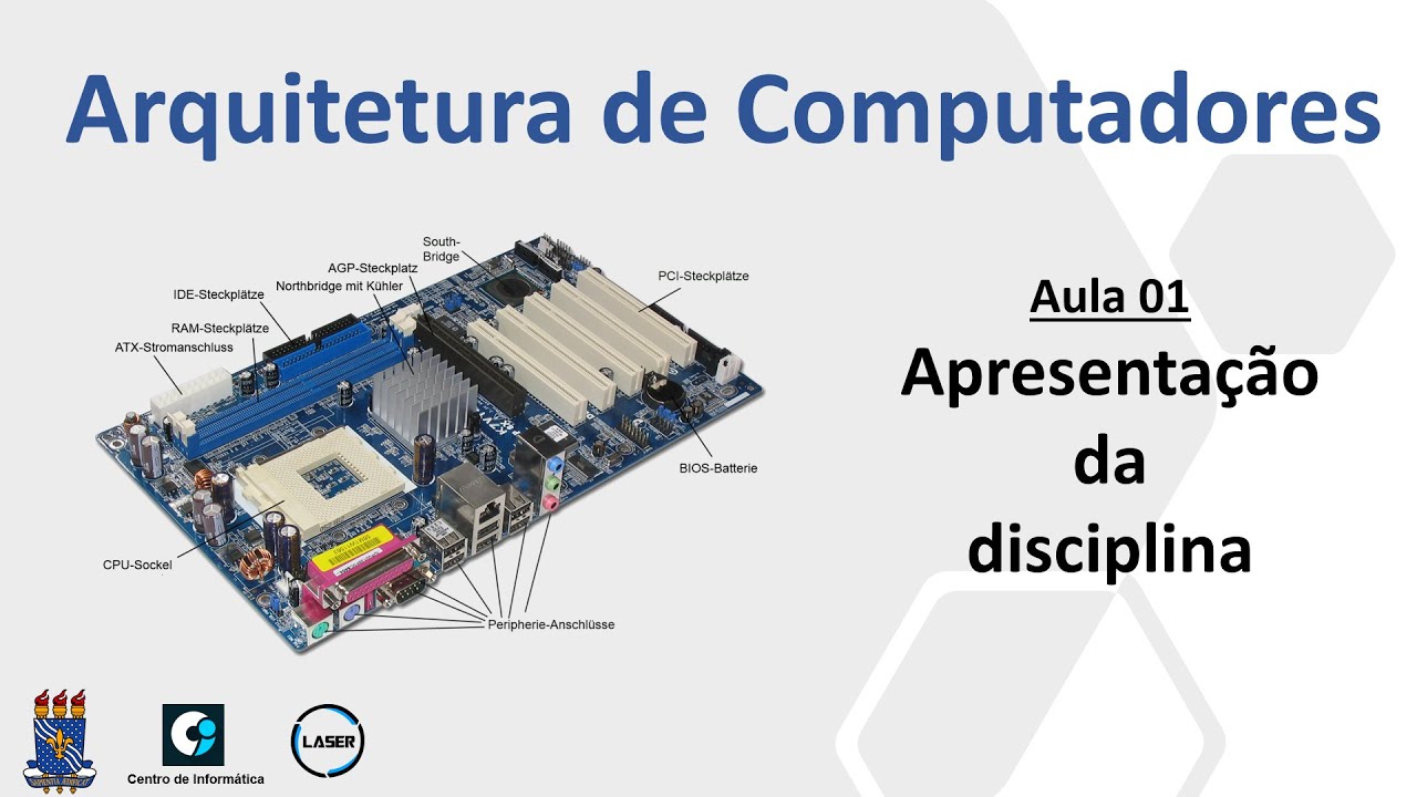 Aula 01 (live streaming) - Apresentação da disciplina 