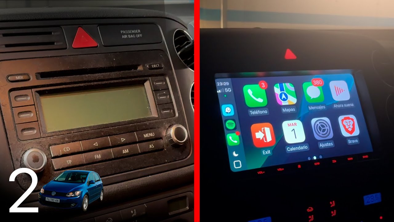 Cómo cambiar Radio con Apple CarPlay en Golf V 🚗 | EP.2 Restaurando a Golfete