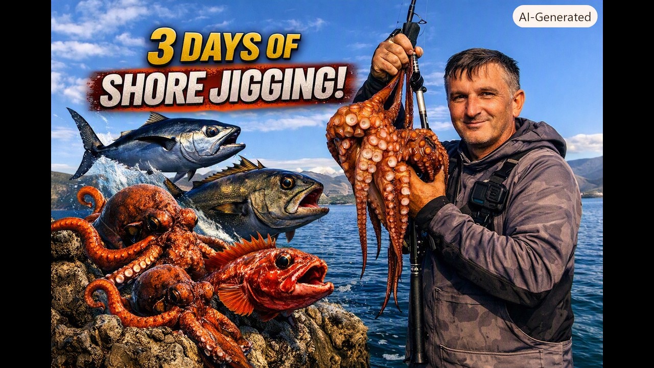 3 Days of Shore Jigging in Greece – Lots of Action, Zero Monsters!