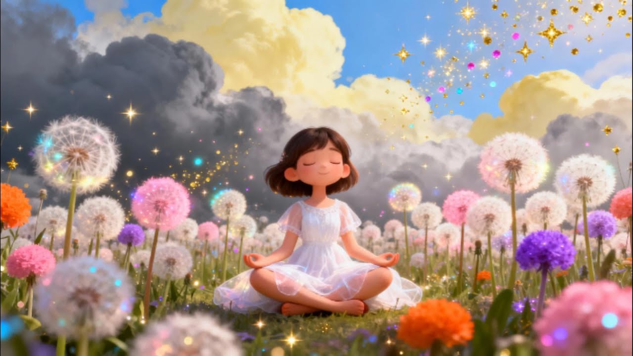 Dandelion Whispers in the Moonlight 🌕🍃 | Hypnotic AI Lullaby