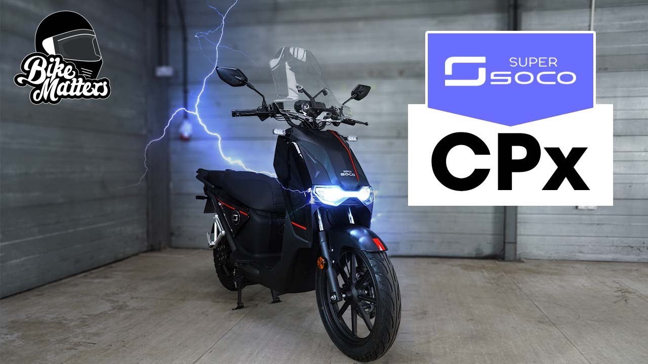 Super Soco CPx ⚡ELECTRIC SCOOTER ⚡First Look & Specs