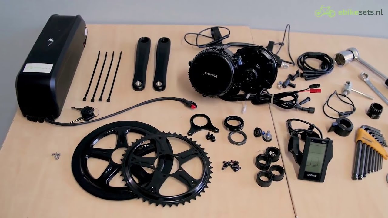 quá trình lắp đặt kit động cơ bafang
