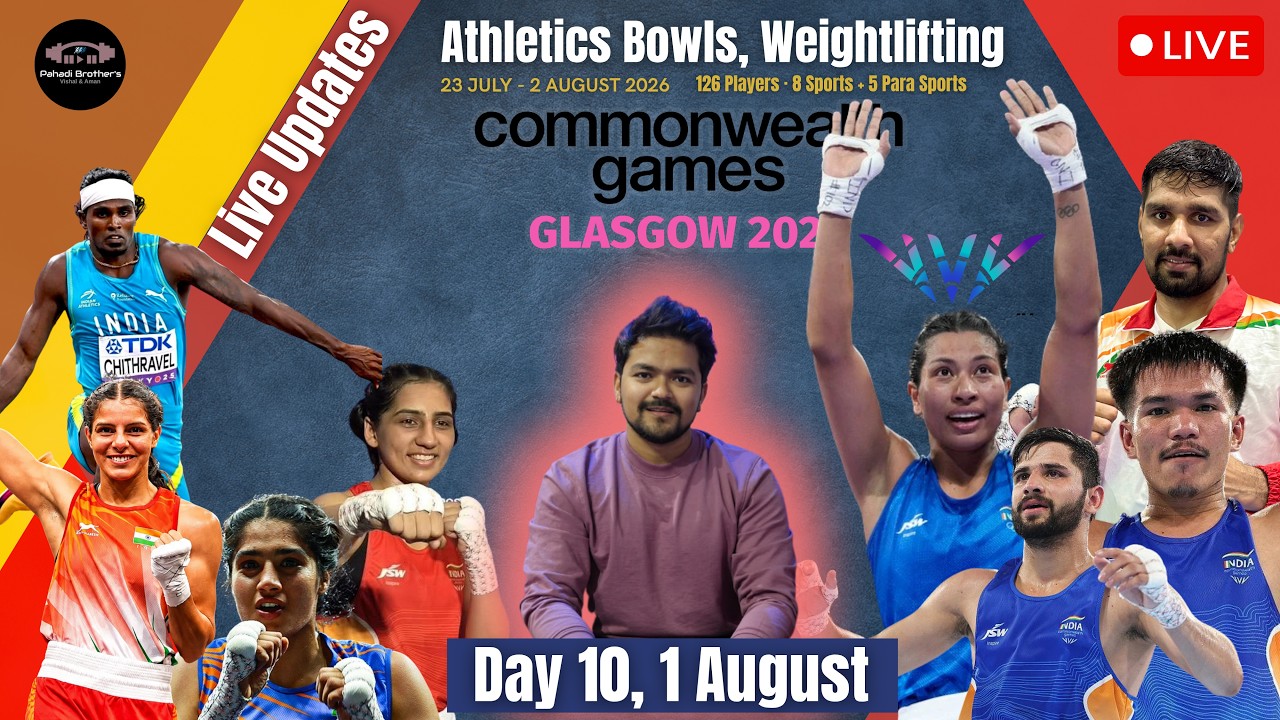 🔴Live : Commonwealth Games 2026 | Medal Events l Boxing, Athletics , Judo, Lawn Bowls | CWG 2026
