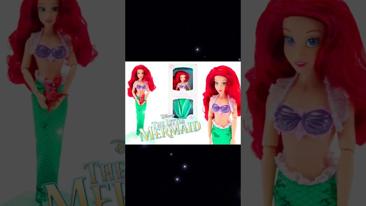 Disney Princess Ariel The Little Mermaid Doll With Pets 