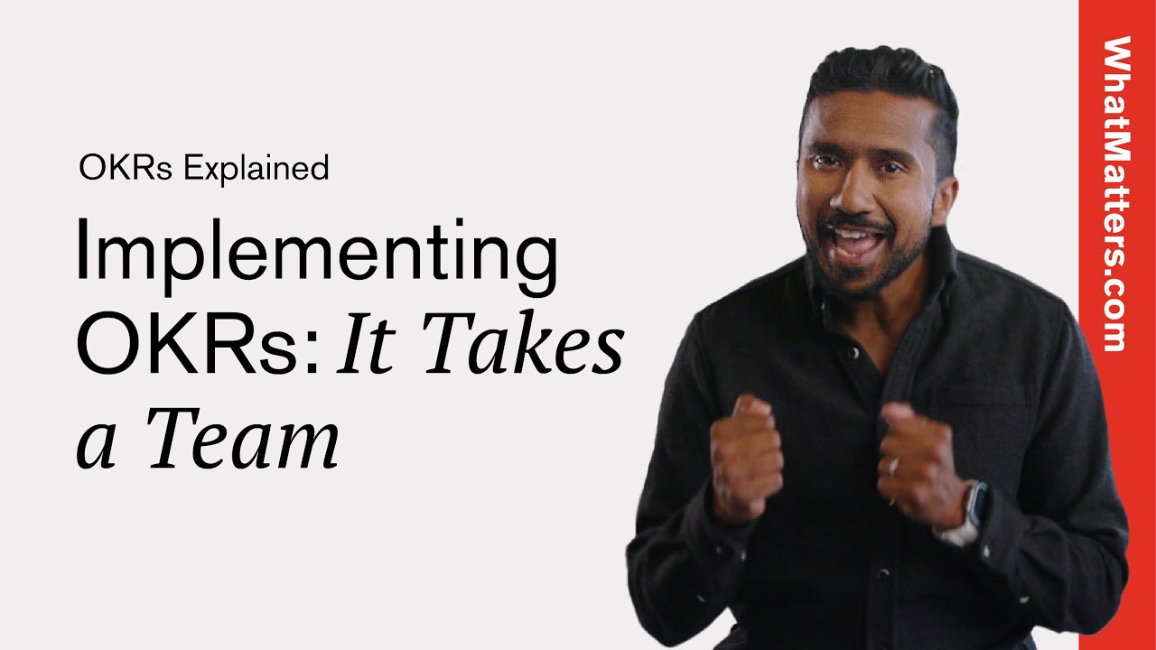 Build your OKR Team: Champion, Conductor, Shepherd | OKRs Explained