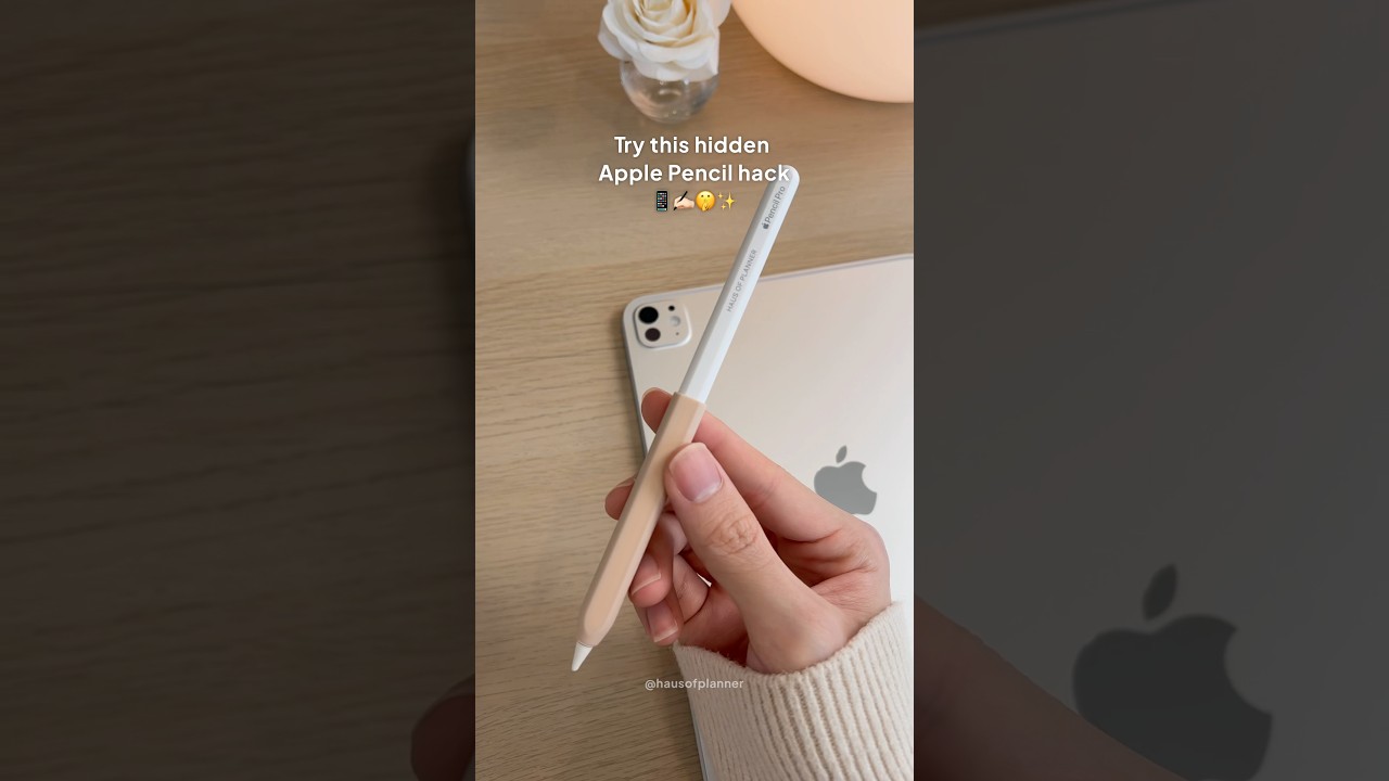 Try this Apple Pencil Pro hack! ✏️🤯👀 #ipad #applepencil #applepencilpro #ipadtutorial #ipadtips