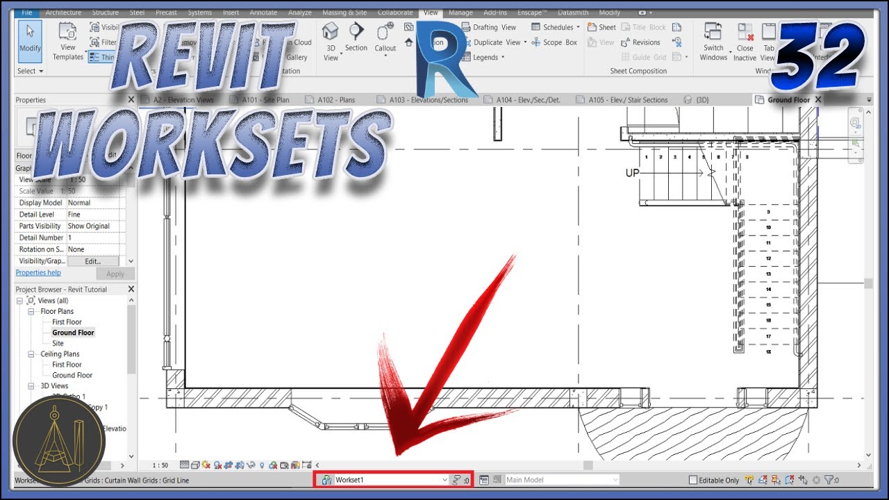 Рабочие наборы | Учебное пособие по Revit