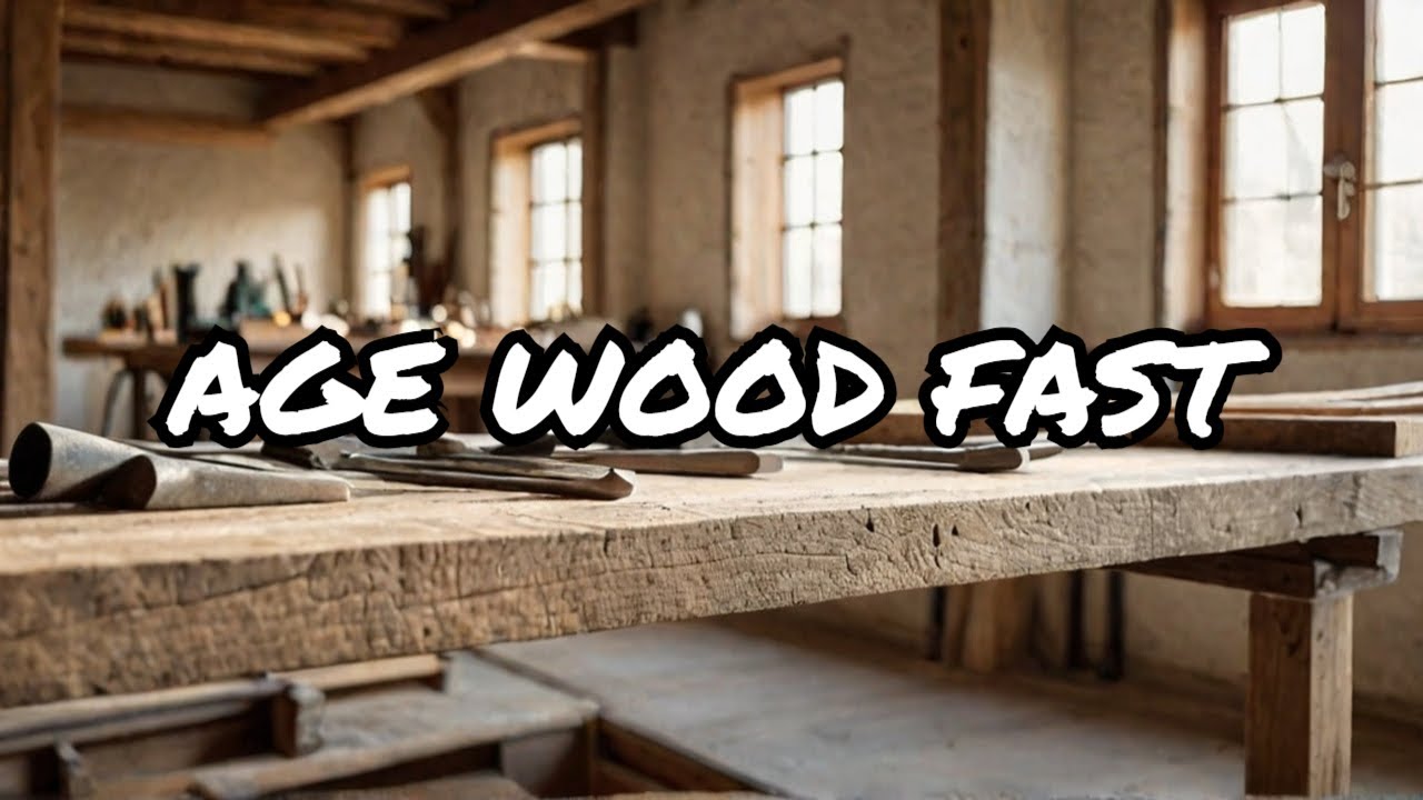 visit my store 5 Pro Tips to Age Wood Beams Fast! 🪵✨ 2025