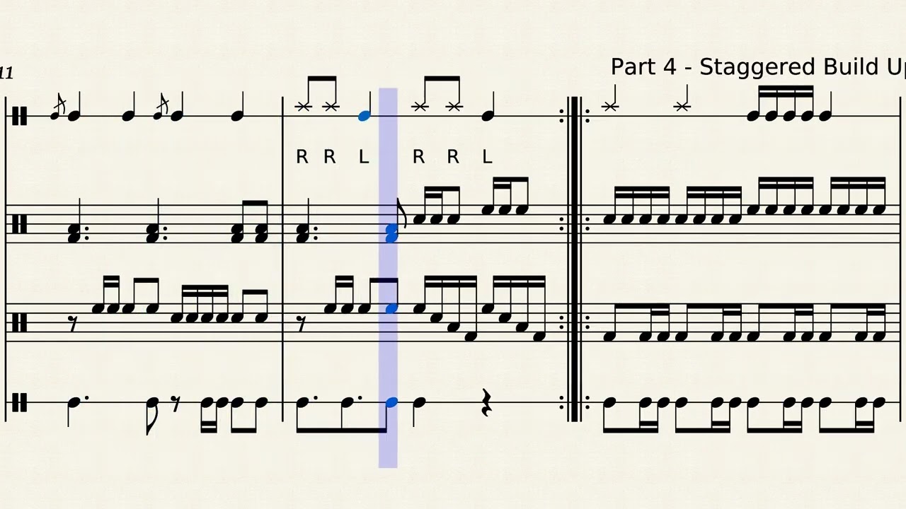 Quad Feature for Drumline by M. Nir
