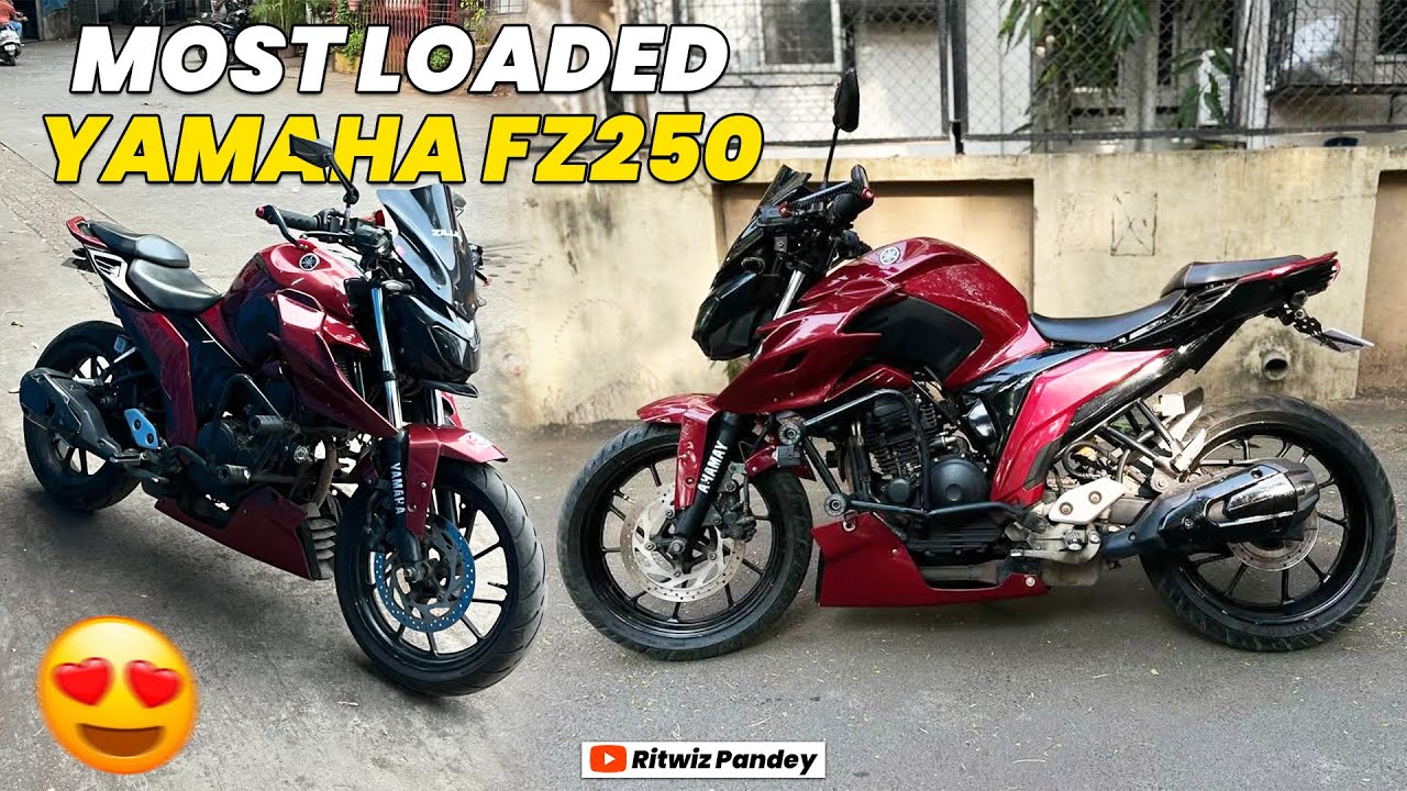 India's MOST Loaded YAMAHA FZ250 ! RitwizPandey x zillion__1