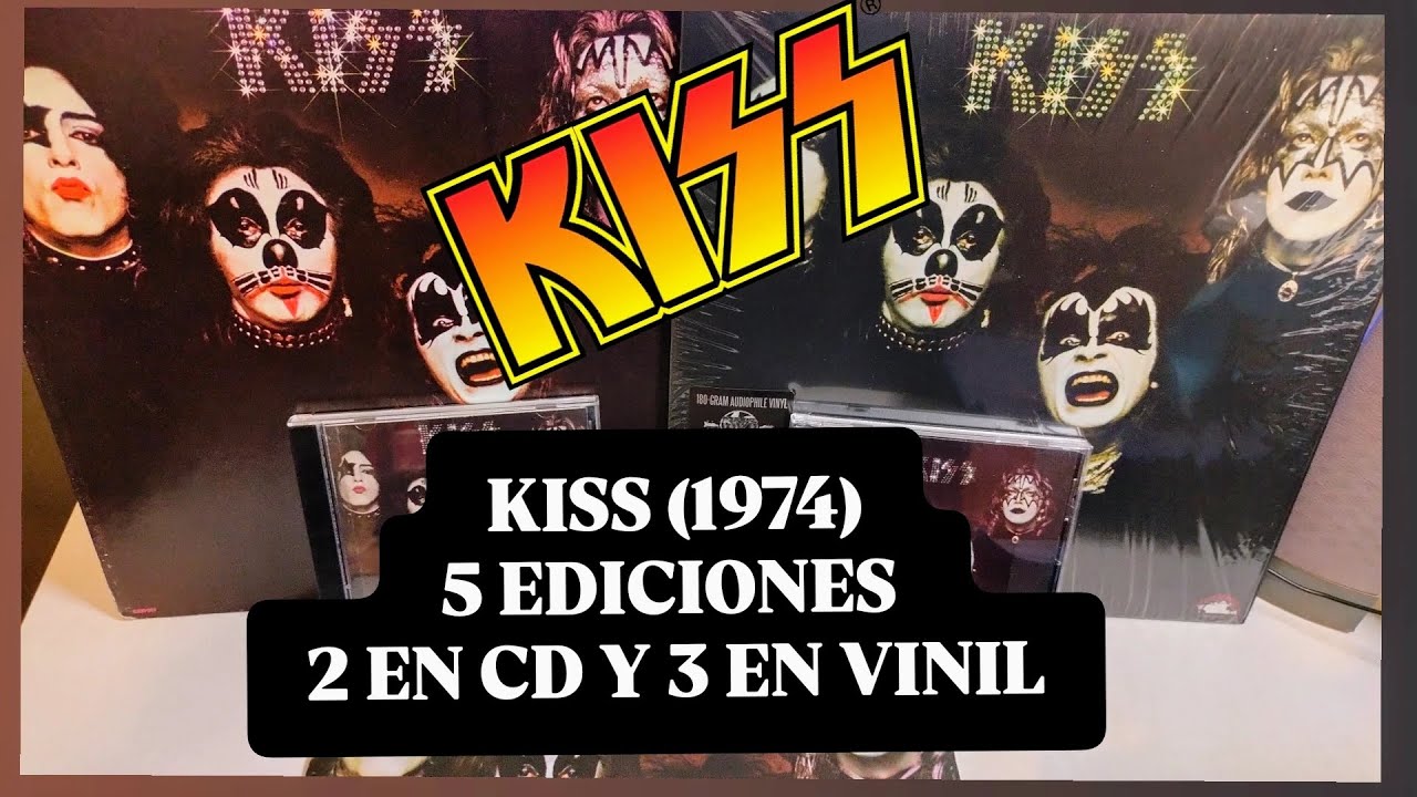 Kiss - Kiss (1974) 5 Ediciones (3 en Vinil y 2 en CD)