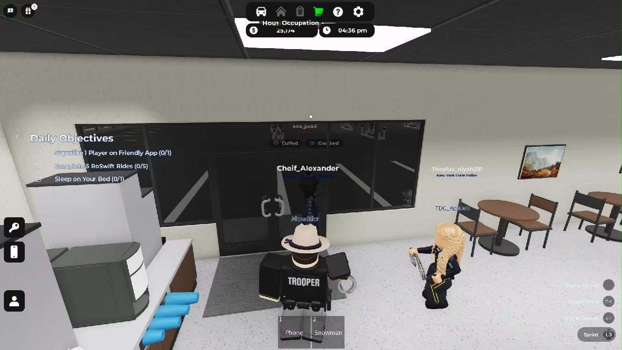 Running from the boys