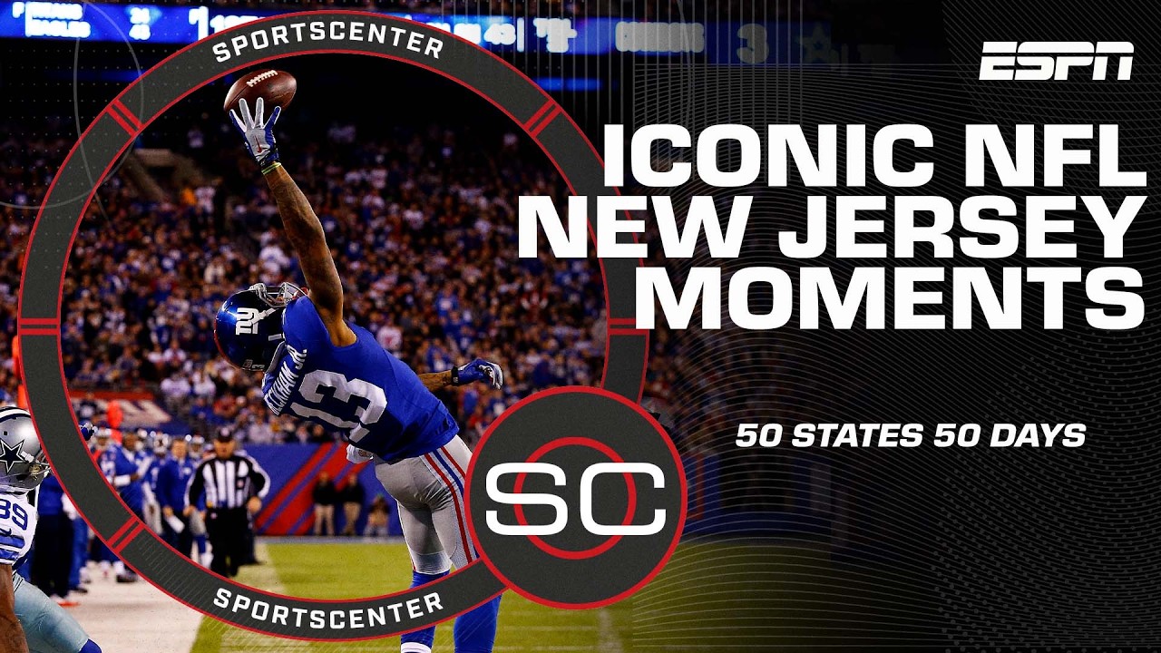 Самые НЕЗАБЫВАЕМЫЕ моменты НФЛ в Нью-Джерси 🏈 | SportsCenter